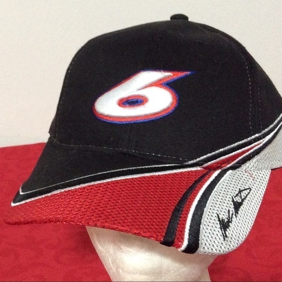 ROUSH Racing Mark Martin #6 Black Hat NASCAR Cap - Picture 1 of 9